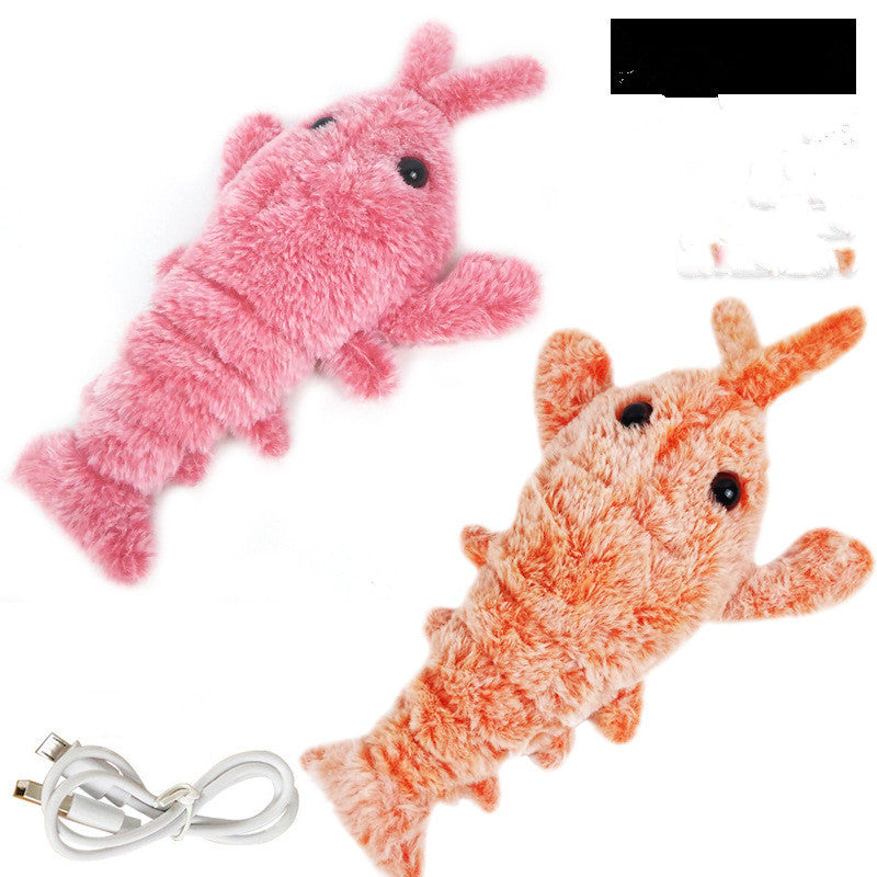 Electric Flopping Shrimp Cat Toy – USB Rechargeable Smart Interactive Toy for Indoor Cats & Kittens