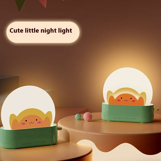 Kawaii Bread Night Light – Timer Bedside Lamp for Kids | Cute Bedroom Decor