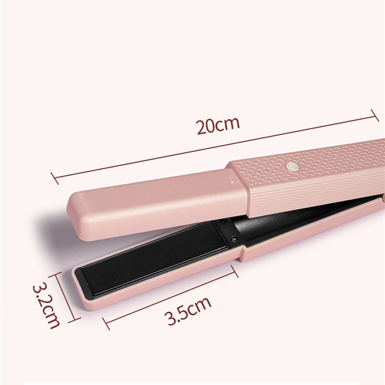 Cordless Hair Straightener – Portable USB Flat Iron