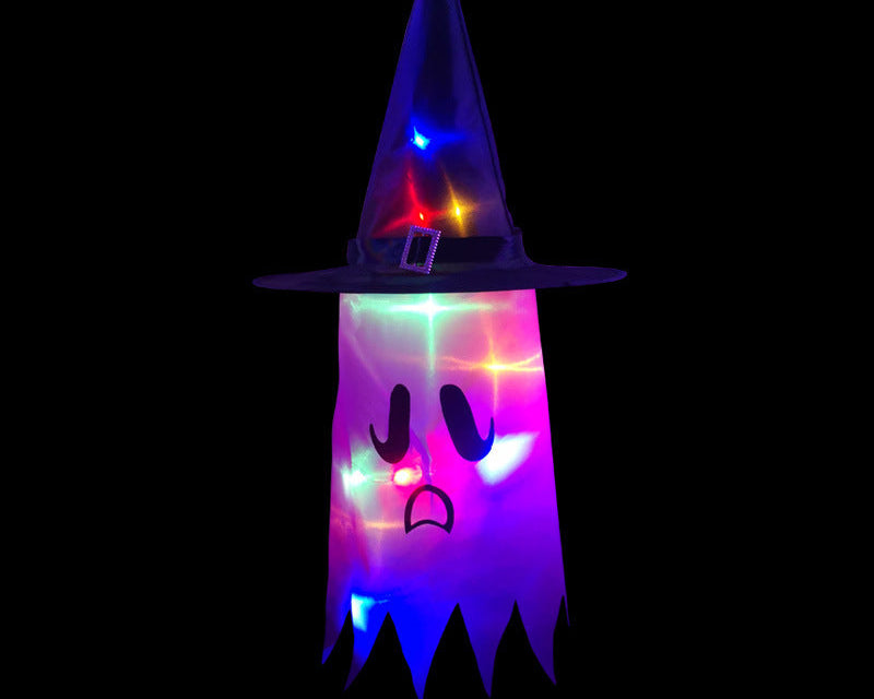 Halloween Ghost String Lights Lantern Decoration – Spooky Cloth Art LED