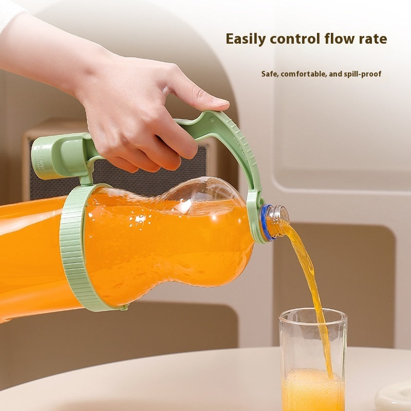Smart Kitchen Bottle Handle Organizer – Adjustable Pouring Grip for Oil & Beverage Use