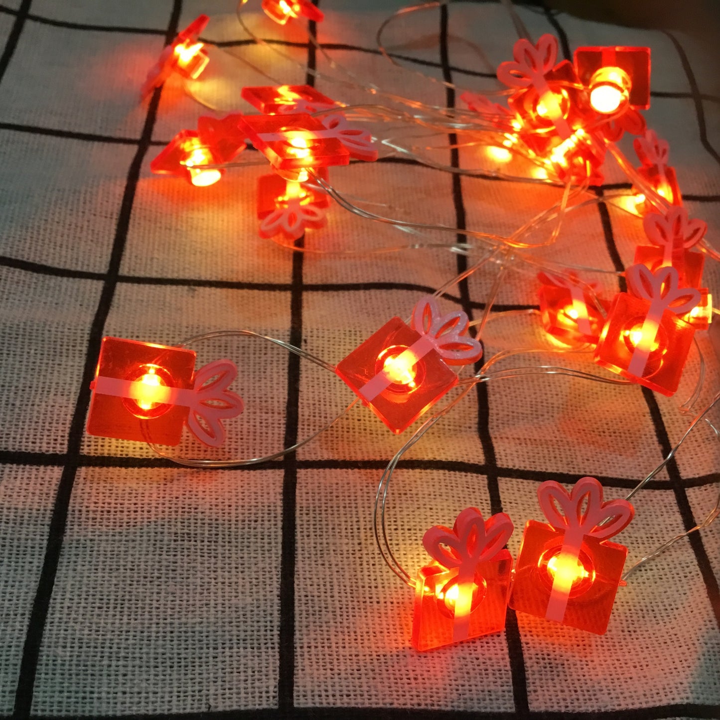 Halloween Christmas LED String Lights | Pumpkin Ghost Santa Snowflake Holiday Decor Lights
