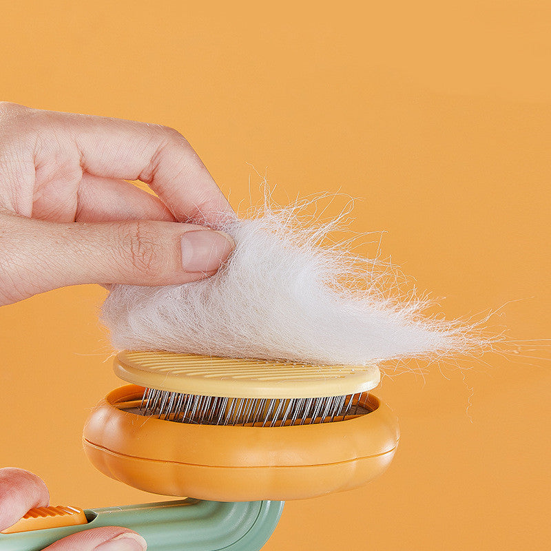 Pet Grooming Comb – Steel Wire Hair Removal Brush for Cats & Dogs