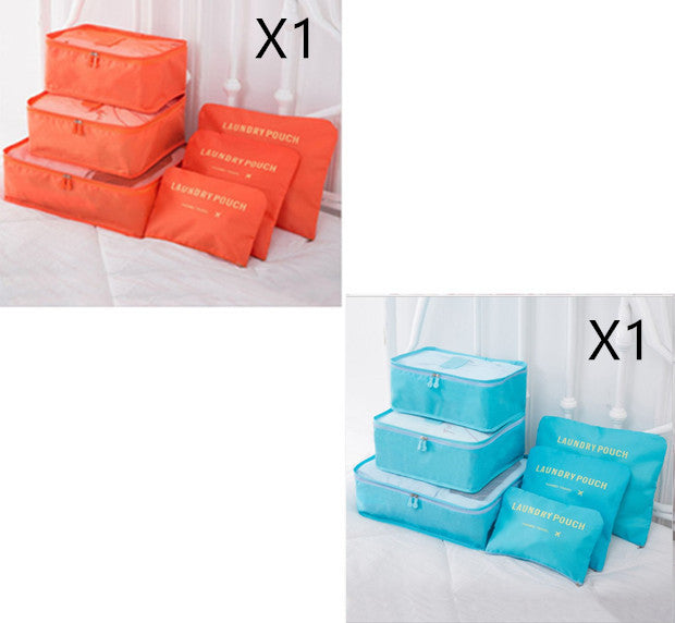 Travel Clothes Organizer Bags Set – 6PCS Packing Cubes for Luggage & Efficient Packing System