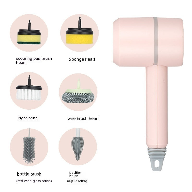 Electric Cleaning Brush for Effortless Home Scrubbing