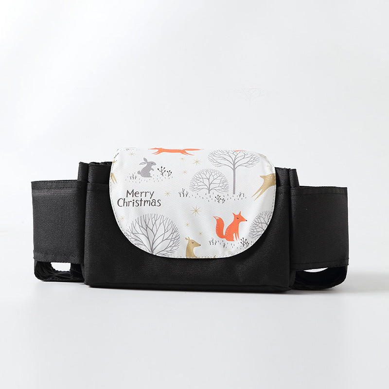 Baby Stroller Accessories Organizer Bag – Cup Holder Large Capacity Storage