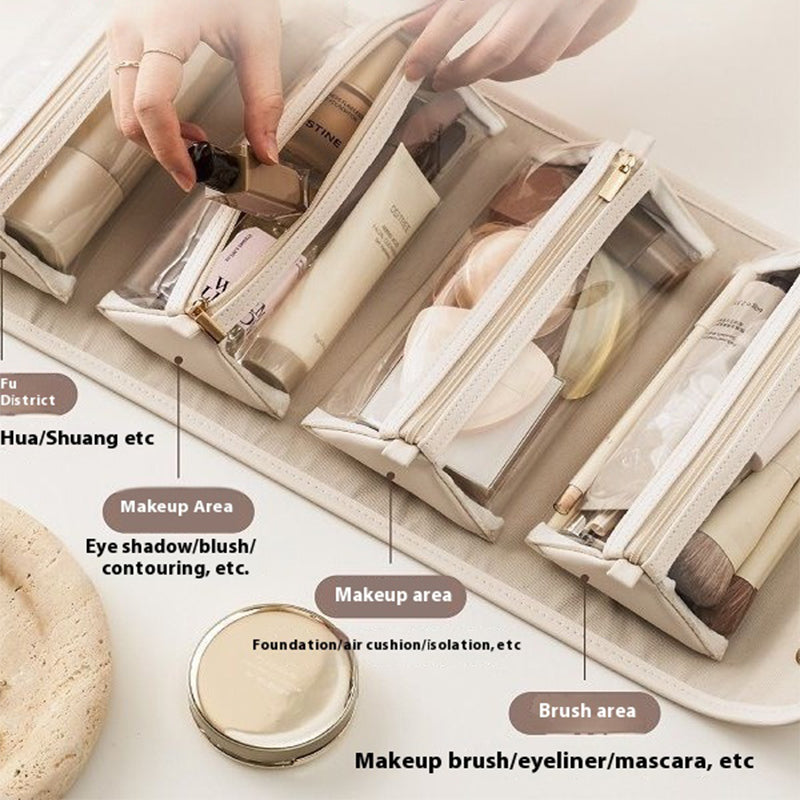 Portable Cosmetic Handbag – Travel Makeup Bag with Large Capacity