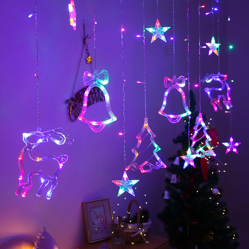 Holiday Christmas Pendant LED Night Light – Elegant Festive Hanging Decor Lamp