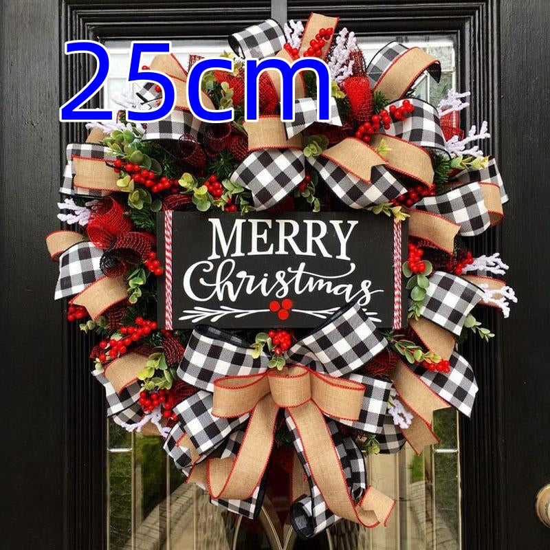 Christmas Garland Ribbon with Bows – Stylish Holiday Decor for Any Room