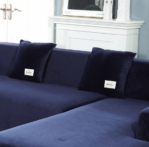 Silver Fox Velvet Sofa Cover – Couch Protector for Living Room