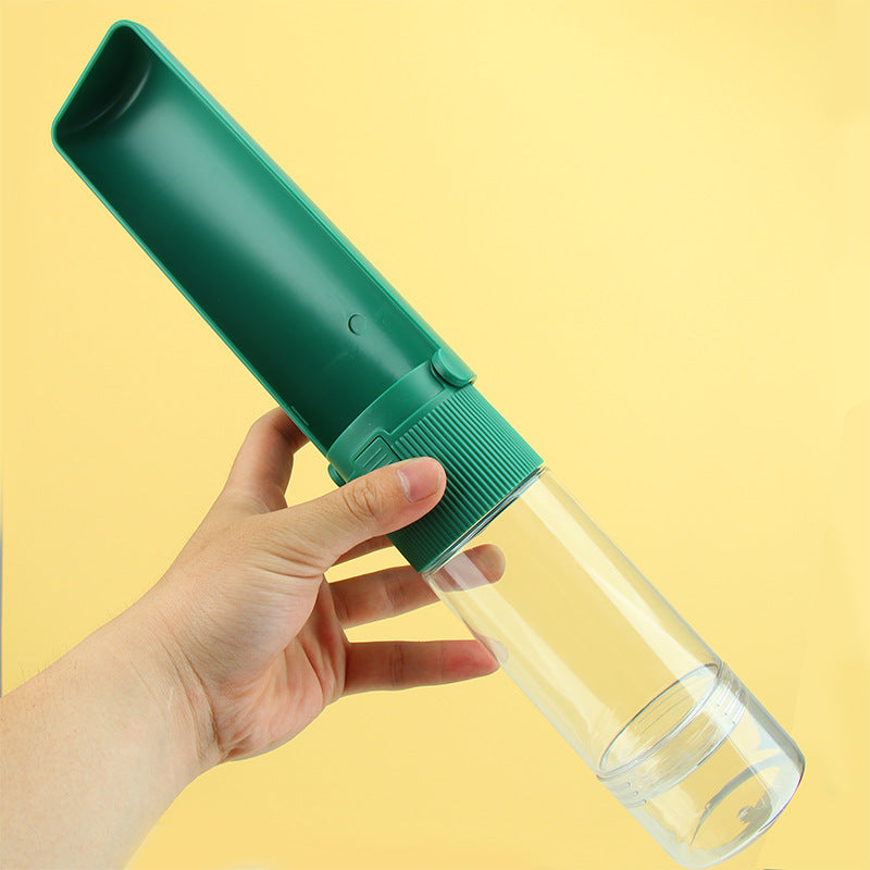 Pet Travel Water Bottle Bowl – Portable Dog Water Dispenser for Outdoor Walks & Trips