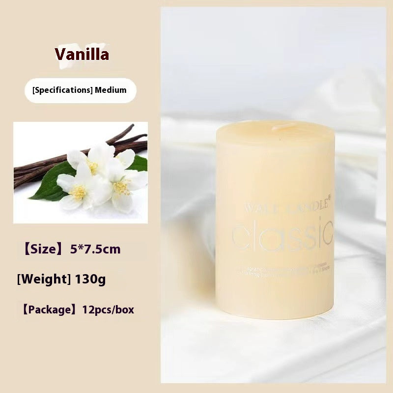 Relaxing Aromatherapy Candle – Cylindrical Color Candle for Home, Gifts & Stress Relief
