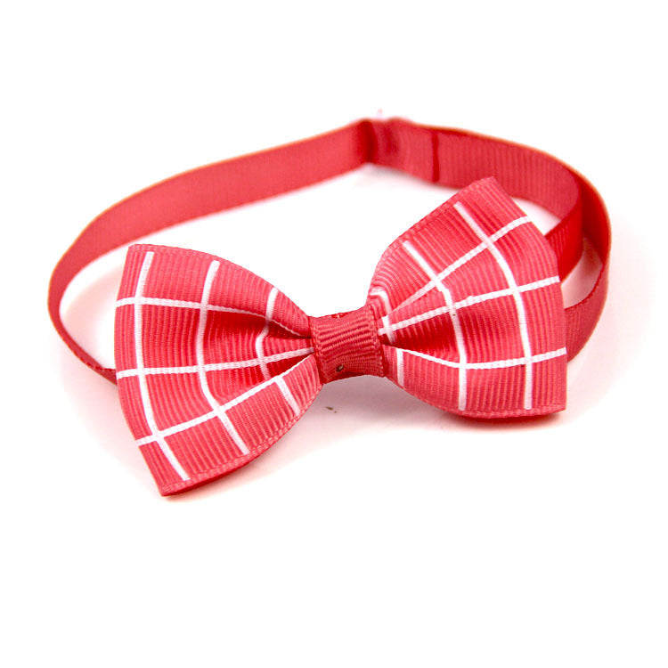 Stylish Plaid Dog & Cat Bandana – Soft Pet Scarf for Small & Medium Pets