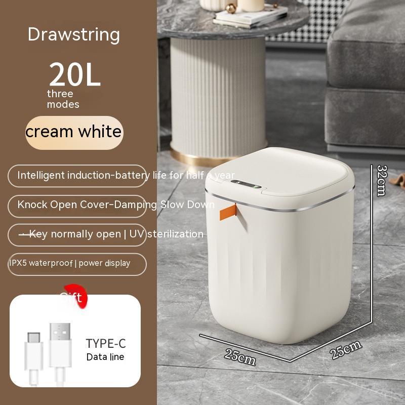 Smart Trash Bin with Lid – Hygienic Living Made Easy