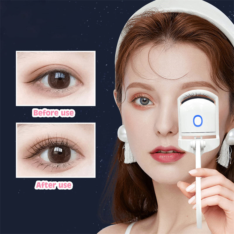Heated Eyelash Curler – Electric Lash Curler for Long-Lasting Lift