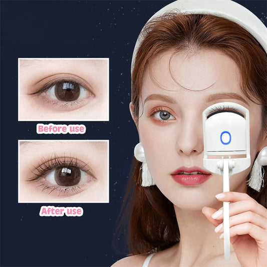 Heated Eyelash Curler – Electric Lash Curler for Long-Lasting Lift