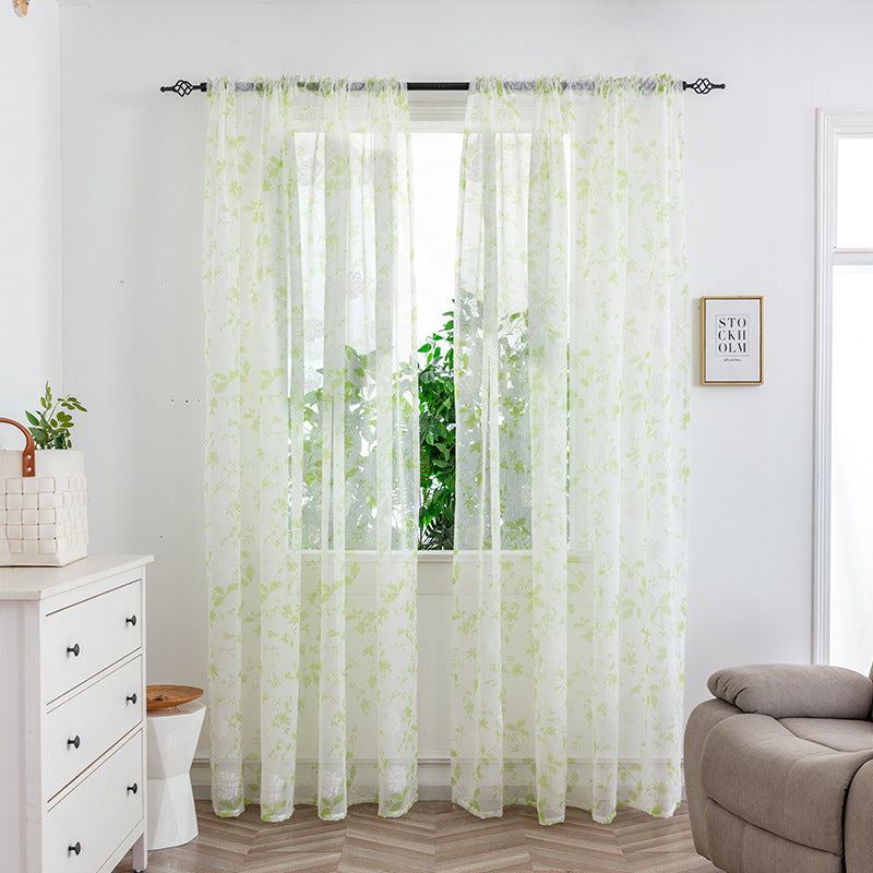 Minimalist Mesh Sheer Curtains – Light Transmission Bedroom Window Drapes for Cozy Living Space
