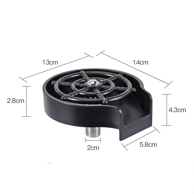 High-Pressure Bar Counter Cup Washer Sink Attachment