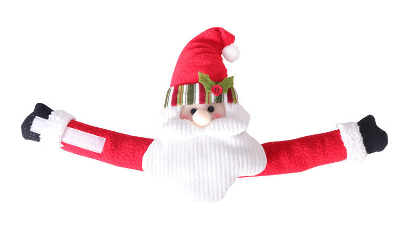 Snowman Curtain Buckle Christmas Decor Velcro – Holiday Home Styling Tieback Holder