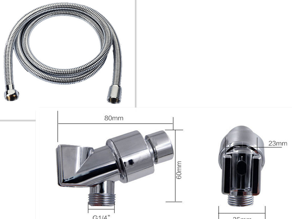 Strong Pressure Shower Head – Turbo Propeller Water Saving Handheld Spray