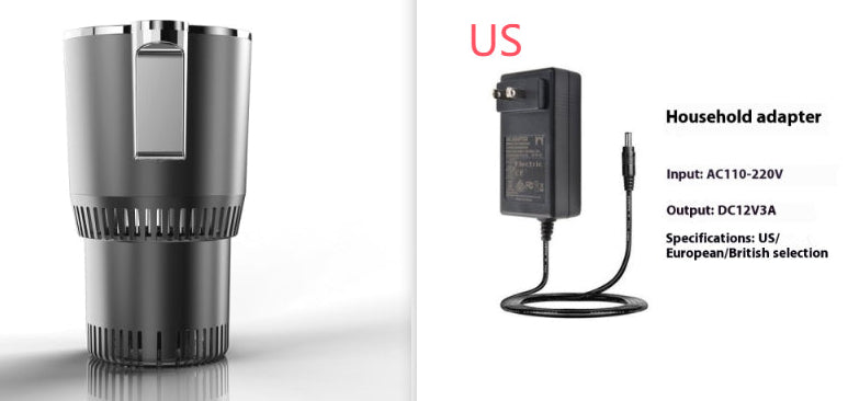 2-in-1 Car Cup Warmer & Cooler – Smart 12V Drink Holder for Hot & Cold Beverages
