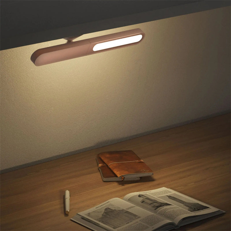 Smart Wireless Desk Lamp – Creative Geometric Magnetic Night Light for Reading & Study