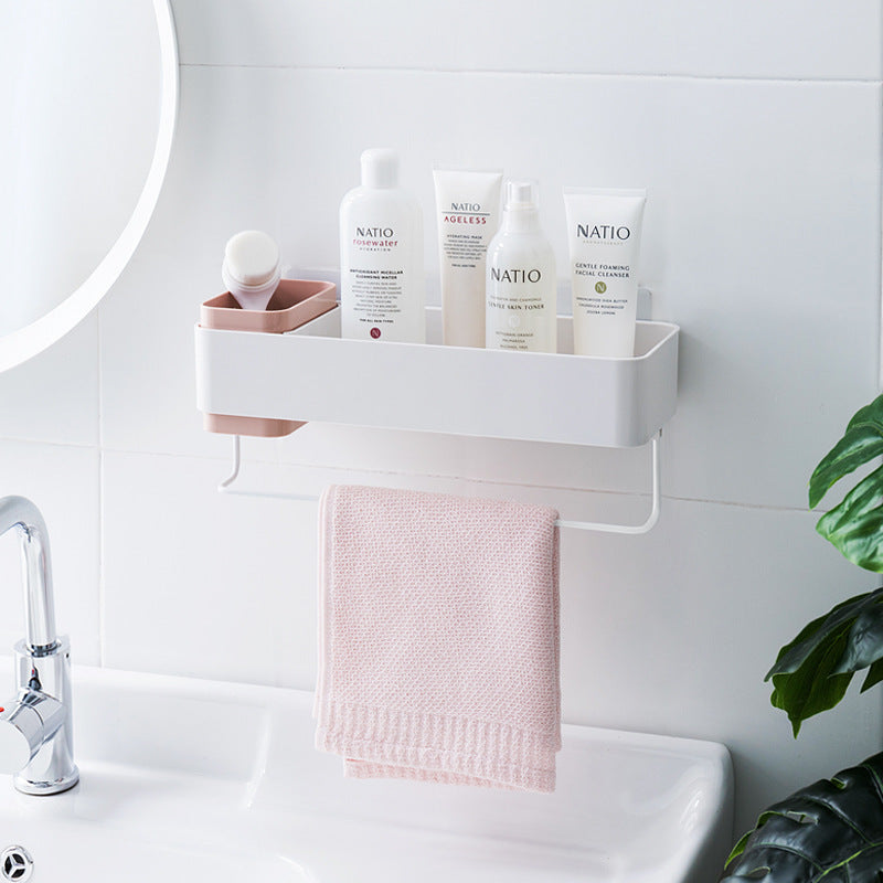Bathroom Racks Wall Mounted – Heavy‑Duty Storage Organizer for Toiletries