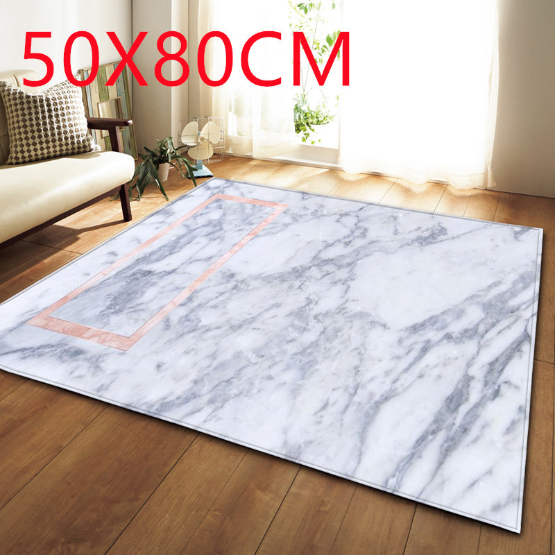 Marble Pattern Carpet Rug – Luxury Living Room & Bedroom Area Rug Home Decor