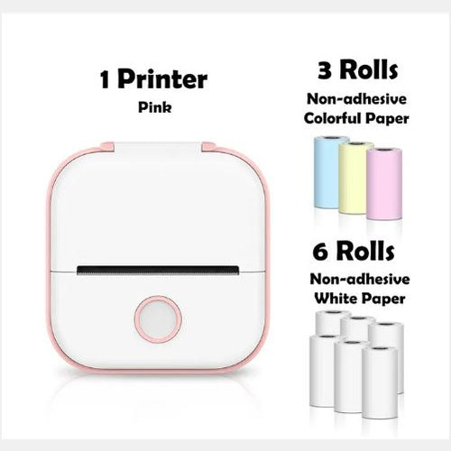 Mini Label & Photo Printer – Easy, Quick, Portable