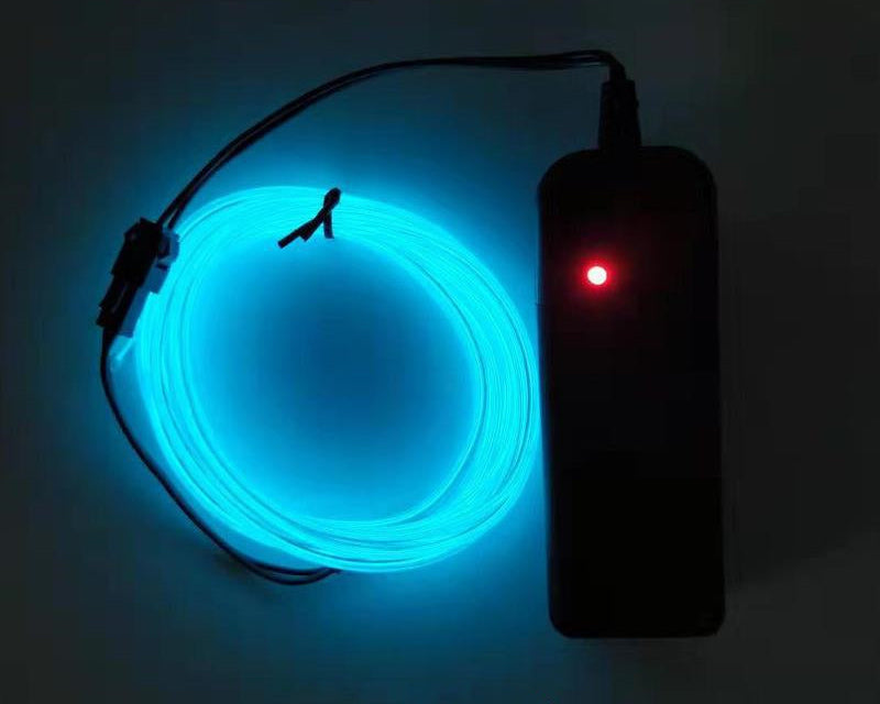 Neon Glow EL Wire 2M LED – Flexible Party Light | Festival Costume & Event Decor