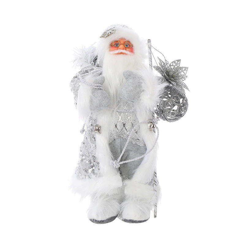 Christmas Doll Ornament – Navidad Noel Decor, Cute Holiday Figurine
