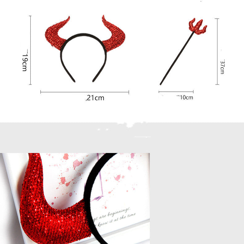 Halloween Headband Costume Accessory – Spooky Party Head Buckle Decoration