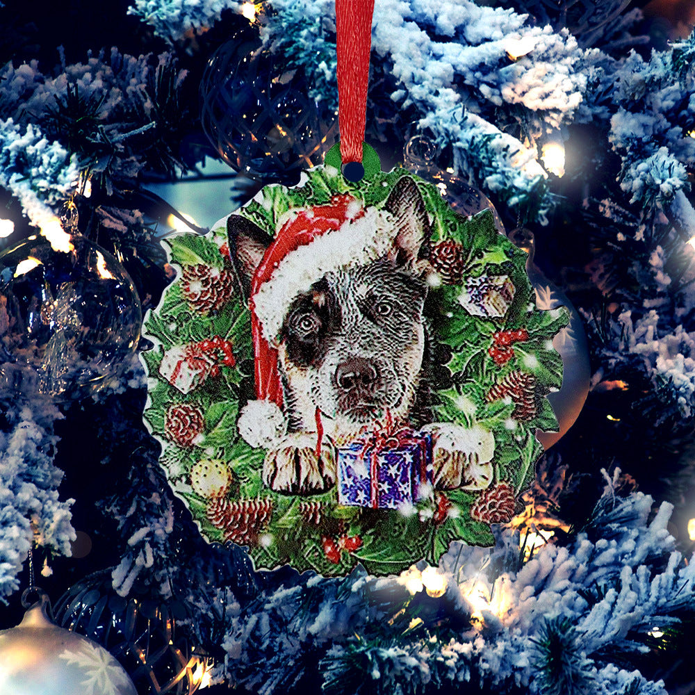 Custom Christmas Tree Ornament Personalized Family Name Hanging Decor