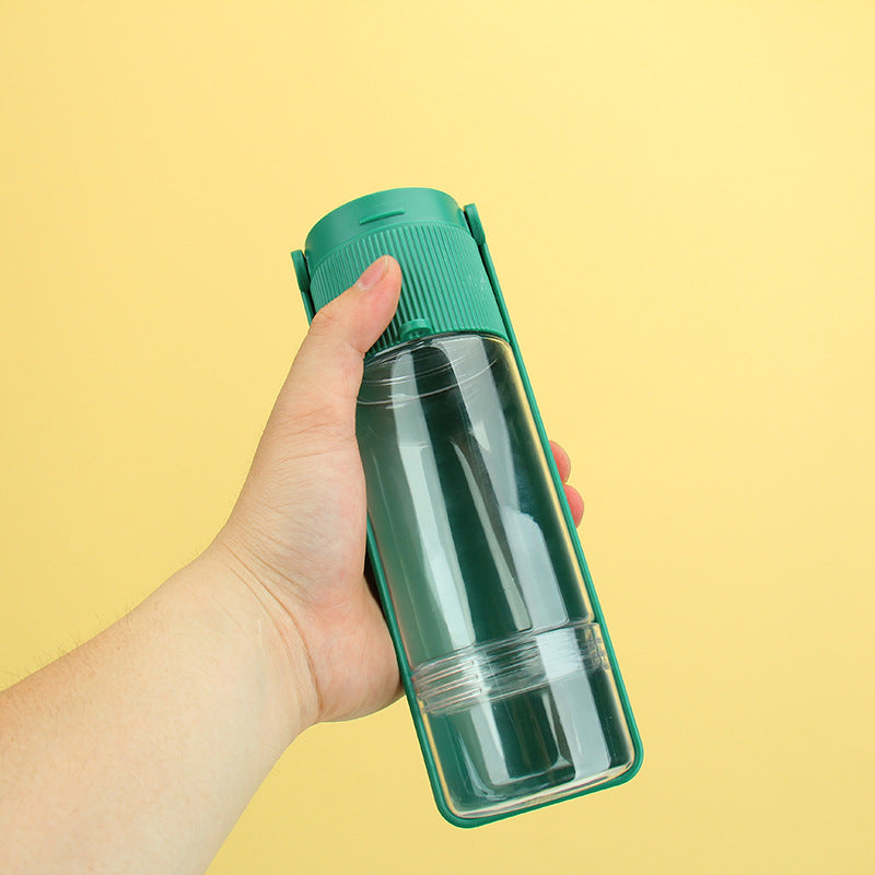 Pet Travel Water Bottle Bowl – Portable Dog Water Dispenser for Outdoor Walks & Trips