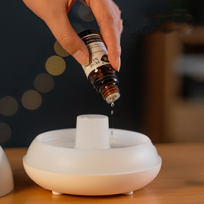 Portable Flame Humidifier – Essential Oil Diffuser for Relaxation & Sleep