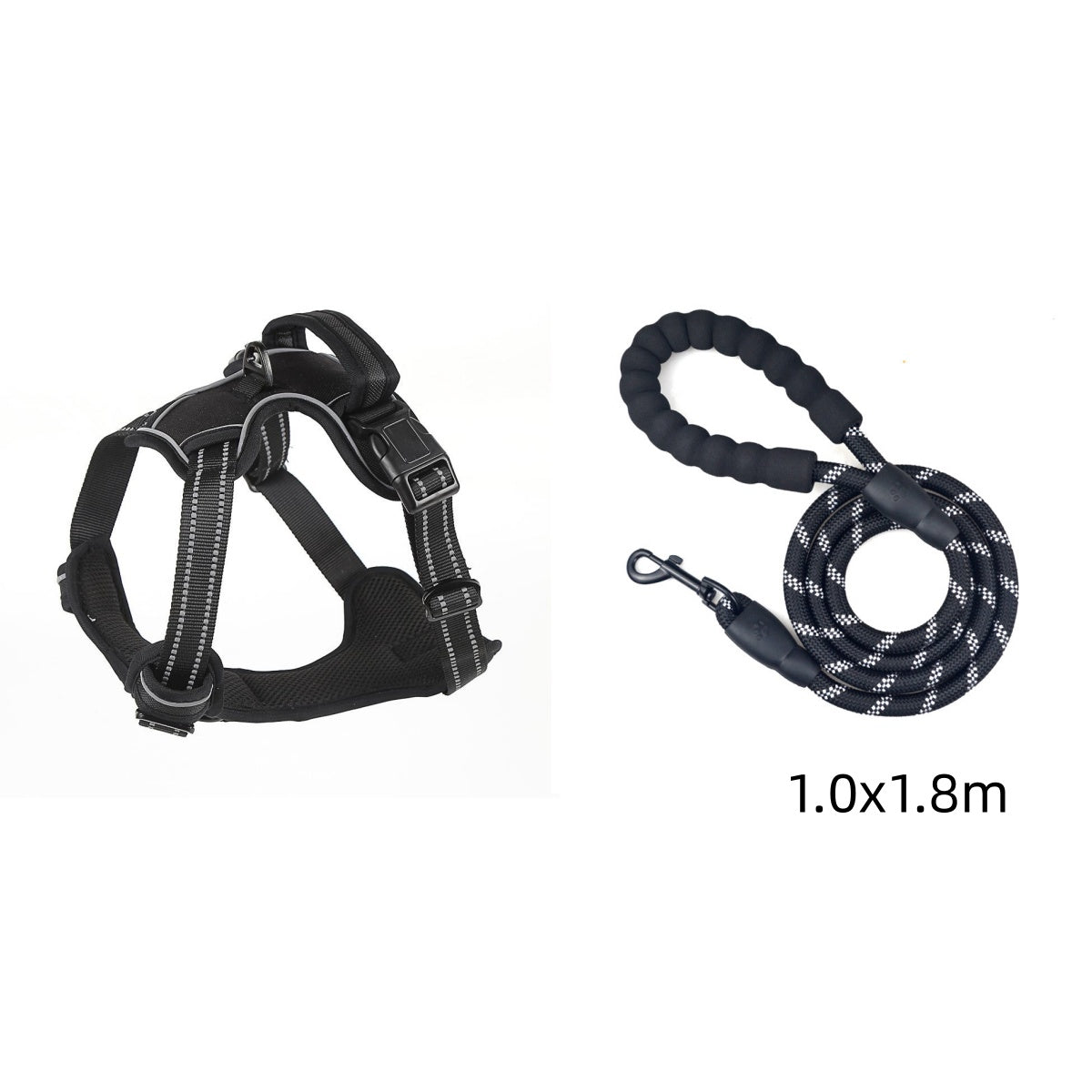 No Pull Dog Harness – Breathable Reflective Vest for Safe Walking & Training