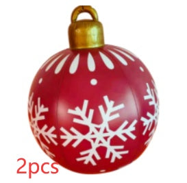 Large Christmas Decoration Balls for Festive Outdoor Displays