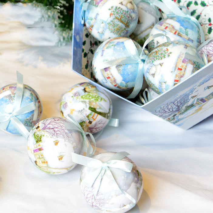 Christmas Tree Ornament Gift Box Pendant – Elegant Festive Decoration