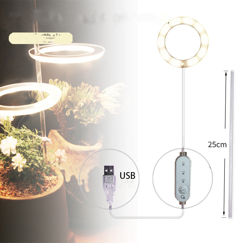 Portable LED Grow Lamp for Plants – Full Spectrum Indoor Plant Light
