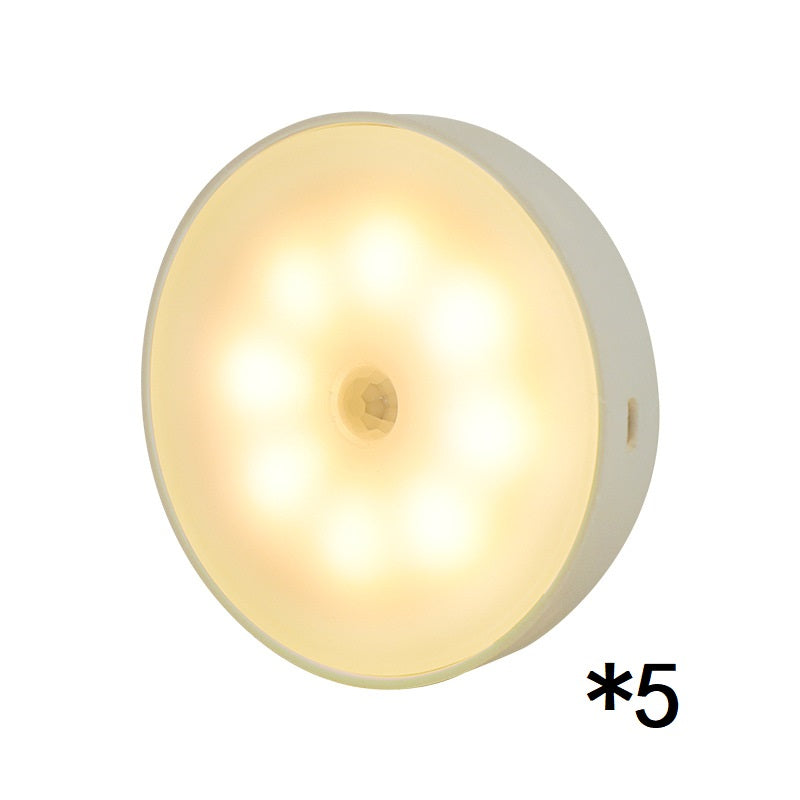 Wireless USB Motion Sensor Light – Rechargeable LED Puck Light