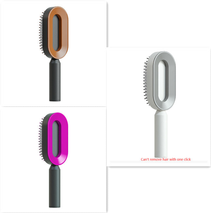 Self-Cleaning Hair Brush – Detangling & Smoothing with One-Click Hair Removal