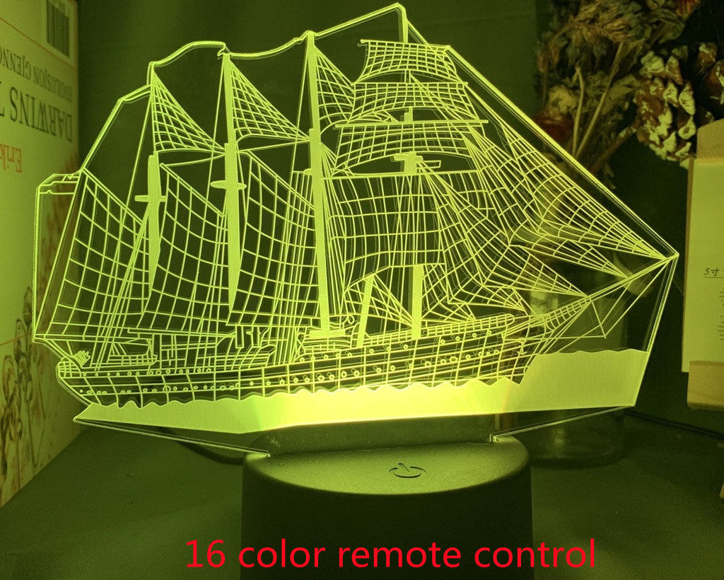 Custom Name LED Night Light – 3D Airplane Lamp for Kids Bedroom