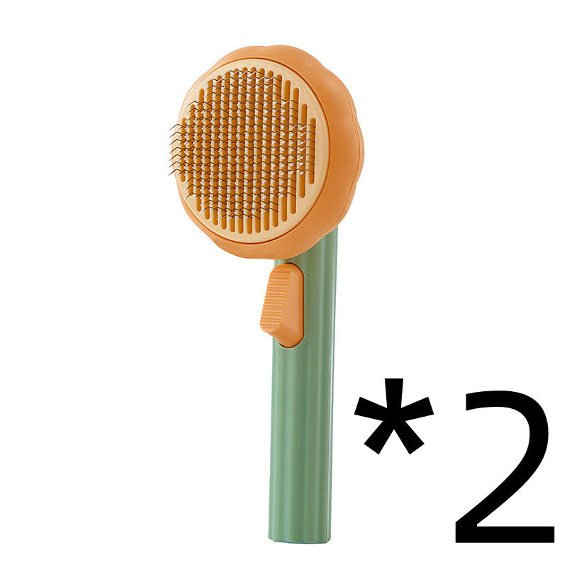 Pet Grooming Comb – Steel Wire Hair Removal Brush for Cats & Dogs