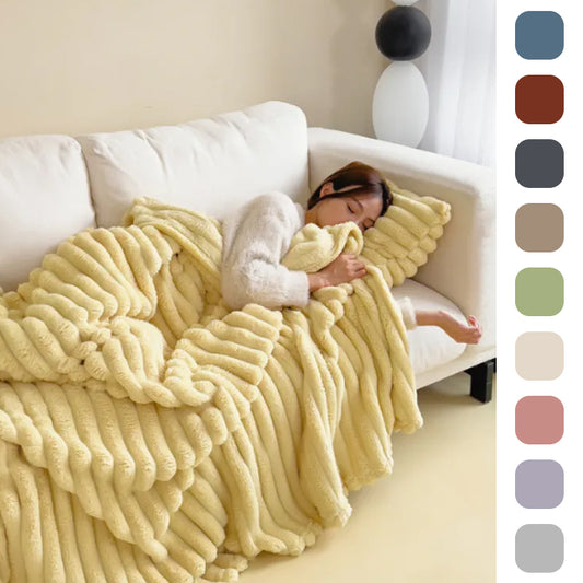 Warm Plush Blanket – Luxury Faux Fur Throw for Cozy Sleep, Sofa & Home Decor