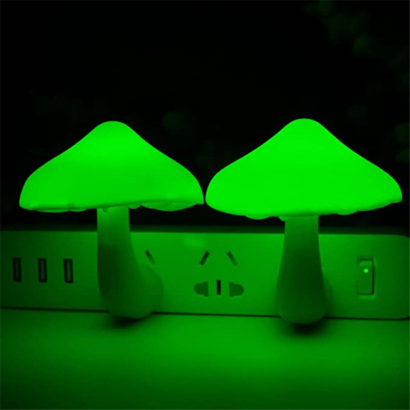 Sensor Mushroom Light – Plug, Forget, and Sleep Easy