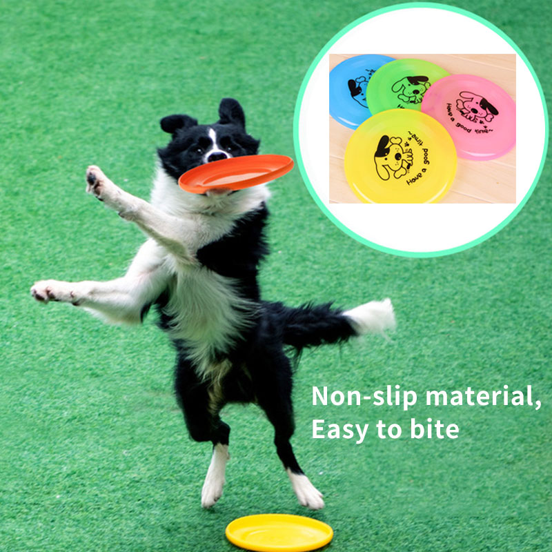 Dog Training Frisbee Toy – Silicone Flying Disc for Outdoor Fun & Exercise