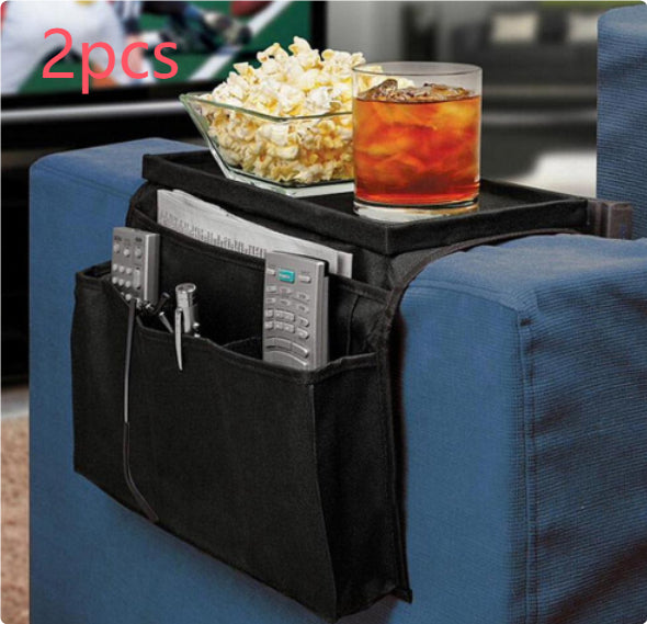 Sofa Armrest Organizer Bag – Remote Control Holder for Couch Storage