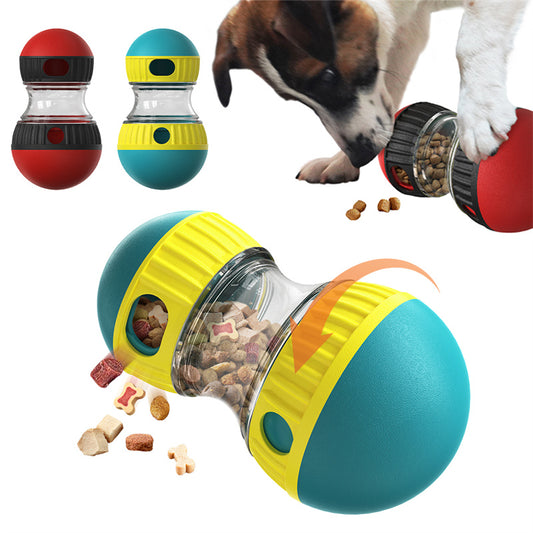 Smart Dog Treat Dispenser Ball – Interactive Puzzle Toy for Slow Feeding & Play