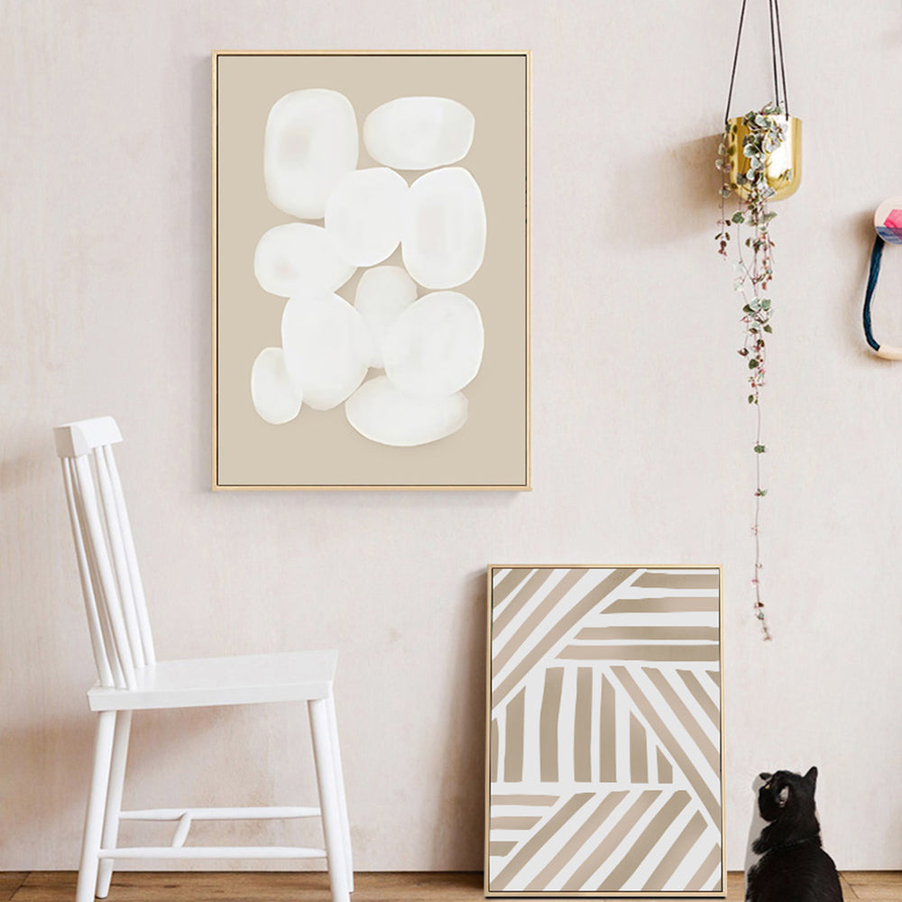 Geometric Canvas Poster – Modern Wall Art for Bedroom & Home Decor