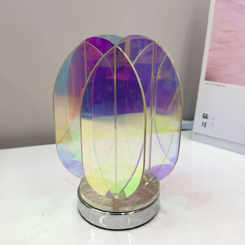Aesthetic Acrylic Lamp – Colorful LED Night Light for Bedroom & Desk